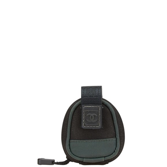 CHANEL Black Logo Pouch - Picture 1 of 11